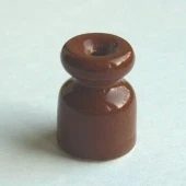 Кабельный изолятор "Классика" коричневый, И01.02 DerevFarfor