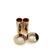 Декоративные трубки и крышки для ретро радиатора 1/2" золото 0491-1500D070 S.R.Rubinetterie