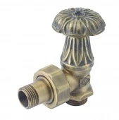 Ретро вентиль регулирующий угловой для радиатора 1/2" бронза V67310MAXX Сarlo Poletti