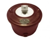 Розетка интернет малая, RJ 45 медь, 19330И-80 ГусевЪ