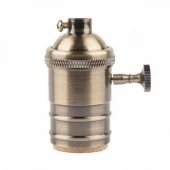 Патрон для ретро лампы E27, бронза, LD4002-8 LOFT IT