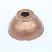 Плафон для лофт светильника, D185, медь, 552 Edisel (полусфера)