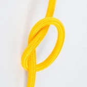 Ретро провод круглый электрический 2*0.75 лимонный 1207515 Villaris-loft