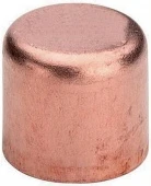 Заглушка для труб D28, медь, ЗГ28а KW