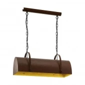 Лофт светильник подвесной Deerhurst, коричневый, 49687 Eglo