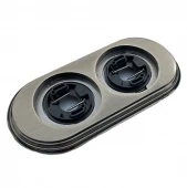 Рамка 2 местная античная бронза BF1-620-32 BIRONI