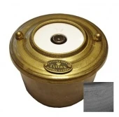 Розетка телевизионная малая, алюминий, 17110И-80 ГусевЪ