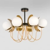 Потолочная люстра в стиле лофт Amato, 70110/8 черный ЕВРОСВЕТ