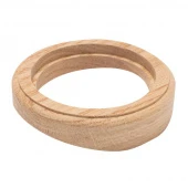 Накладка на бревно 320 мм. 1 местная, ясень натуральный, ОМРС1-320 DecoWood