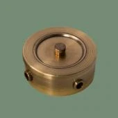 Распаечная коробка D85, Лонжин, светлая латунь, (трубка D12) LD31-85-12 Romatti