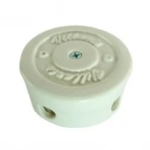 Распаечная коробка фарфоровая D70, белый, 2120001 Villaris-loft