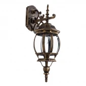 Ретро бра уличное Atlanta, черный, золотистый, A1042AL-1BN Arte Lamp