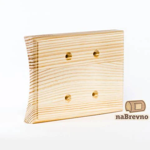 Сдвоенная накладка на бревно D280 мм., сосна, U1,5-280-S naBrevno, серия Универсальные Сдвоенная накладка на бревно D280 мм., сосна, U1,5-280-S naBrevno, серия Универсальные