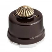 Ретро выключатель коричневый OP.DM.BR Salvador диммер