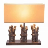 Лофт светильник настольный Jamie, коричневый, 21649 Globo