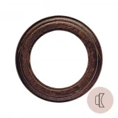 Рамка на бревно D260 мм. 1 местная, восьмерка, венге НО31ВГ260 Salvador