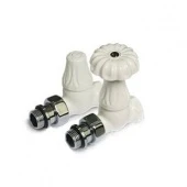 Ретро клапаны прямые для радиаторов Old Style 1/2" белый K338-1500VC0A S.R.Rubinetterie