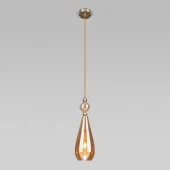 Подвесной светильник в стиле лофт Ilario, 50202/1 янтарный ЕВРОСВЕТ