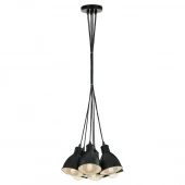 Люстра подвесная Priddy в стиле лофт, черный, 49467 Eglo