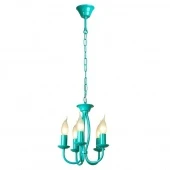 Люстра подвесная в стиле лофт, голубой, LSP-9914 Lussole