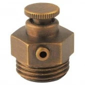 Воздухоотводчик ручной для ретро радиатора 1/2" бронза V04004MA Сarlo Poletti