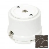 Телефонная ретро розетка, черный мрамор, OP.TEL.BLM (KM) Salvador