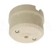 Потолочная база, круглая на 1, слоновая кость, GE70812-02 МезонинЪ (розетка потолочная)
