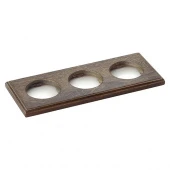 Рамка 3 местная, прямоугольник, дуб с темной патиной, 1М-ДТ3 Vintage