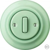 Ретро выключатель ментол глянцевый PNMEGSlds Katy Paty диммер для ламп накаливания