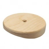 Накладка на бревно 220 мм. под распределительную коробку D110, береза натуральная, НРК220-Д110 DecoWood