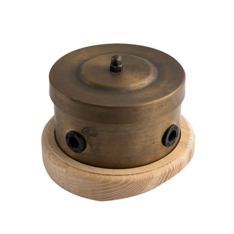 Накладка на бревно 280 мм. под распределительную коробку из металла, ясень натуральный, ОМРКП-280 DecoWood Накладка на бревно 280 мм. под распределительную коробку из металла, ясень натуральный, ОМРКП-280 DecoWood