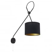 Лофт бра Viper Black, черный, 6513 Nowodvorski