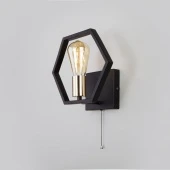 Настенный светильник в стиле лофт Arnia, 70117/1 черный ЕВРОСВЕТ