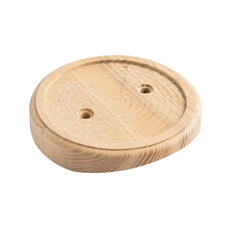 Накладка на бревно 260 мм. под распределительную коробку из металла, ясень натуральный, ОМРКП-260 DecoWood Накладка на бревно 260 мм. под распределительную коробку из металла, ясень натуральный, ОМРКП-260 DecoWood