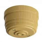 Потолочная база, круглая на 1, песочное золото, GE30811-32 МезонинЪ (розетка потолочная)