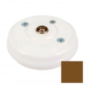 Ретро розетка телевизионная без подъемной рамки, какао, GE70321-КК (KM) ТМ МезонинЪ