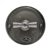 Ретро выключатель малый, алюминий, 01013И-80 ГусевЪ, одноклавишный