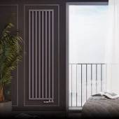 Дизайнерский радиатор Piazza 30 - 1600 Mandarino, алюминий