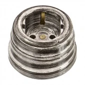 Ретро розетка электрическая с заземлением, Art-black GE70301-41 (KM) ТМ МезонинЪ