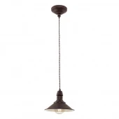 Лофт светильник подвесной Stockbury, коричневый, 49455 Eglo
