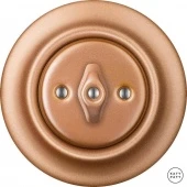 Ретро выключатель медь матовая CUGds Katy Paty диммер для ламп накаливания