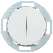 Ретро выключатель, белый, 881104-1 LK Studio Vintage, двухклавишный