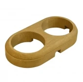 Рамка деревянная 2 местная Ideal, сосна, RD1-02022 Retrika