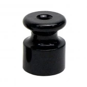 Кабельный изолятор Basic черный, ИПЧ1924 Edisel