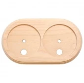 Подложка 2 местная Verona, овал, без отделки, KV-2 Edisel
