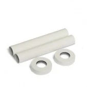 Декоративные трубки и крышки для ретро радиатора 1/2" белый 0491-1500V16A S.R.Rubinetterie