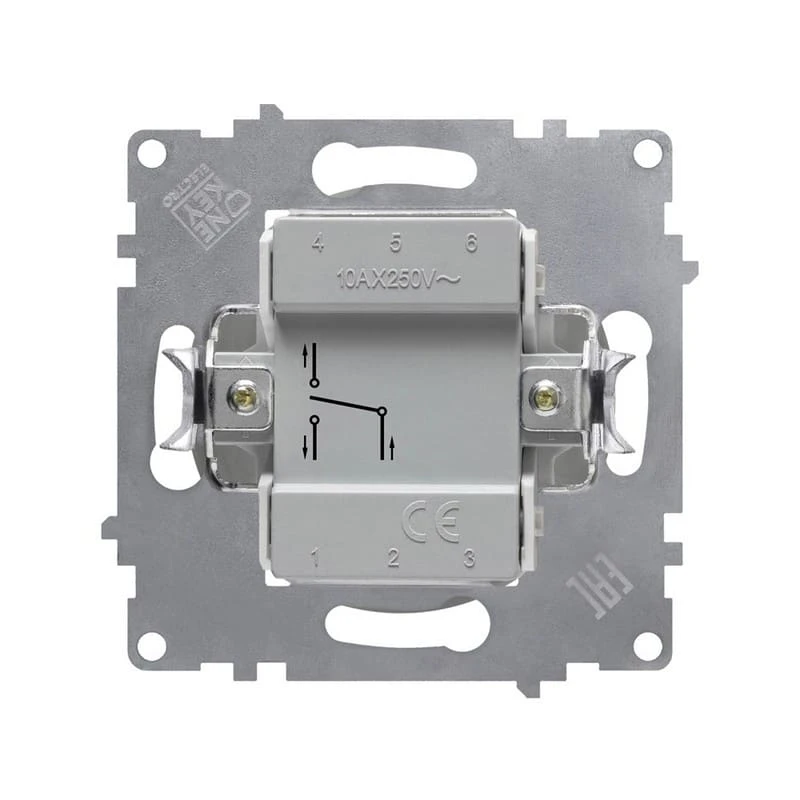 Дизайнерский выключатель, белый, 2172775 OneKeyElectro, одноклавишный проходной Дизайнерский выключатель, белый, 2172775 OneKeyElectro, одноклавишный проходной