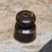 Кабельный изолятор коричневый РШ4-Гл.Кор ГусевЪ