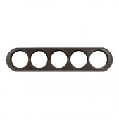 Рамка 5 местная, овал, венге О15ВГ Salvador