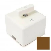 Ретро выключатель QUADRA какао, GE80401-К (KM) ТМ МезонинЪ двухклавишный